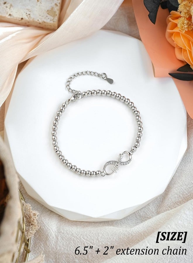 Tarsus Nana Gifts Infinity Love Bracelet Jewelry Gifts for Nana Mothers Day Birthday Christmas - Image 5
