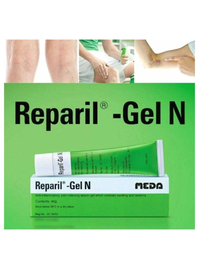 MEDA Reparil-Gel N Topical Gel 40g | Fast Relief for Pain, Swelling & Inflammation - Image 3