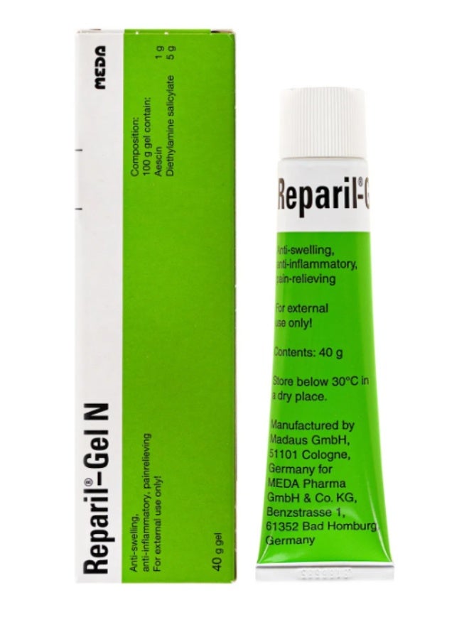 MEDA Reparil-Gel N Topical Gel 40g | Fast Relief for Pain, Swelling & Inflammation - Image 4