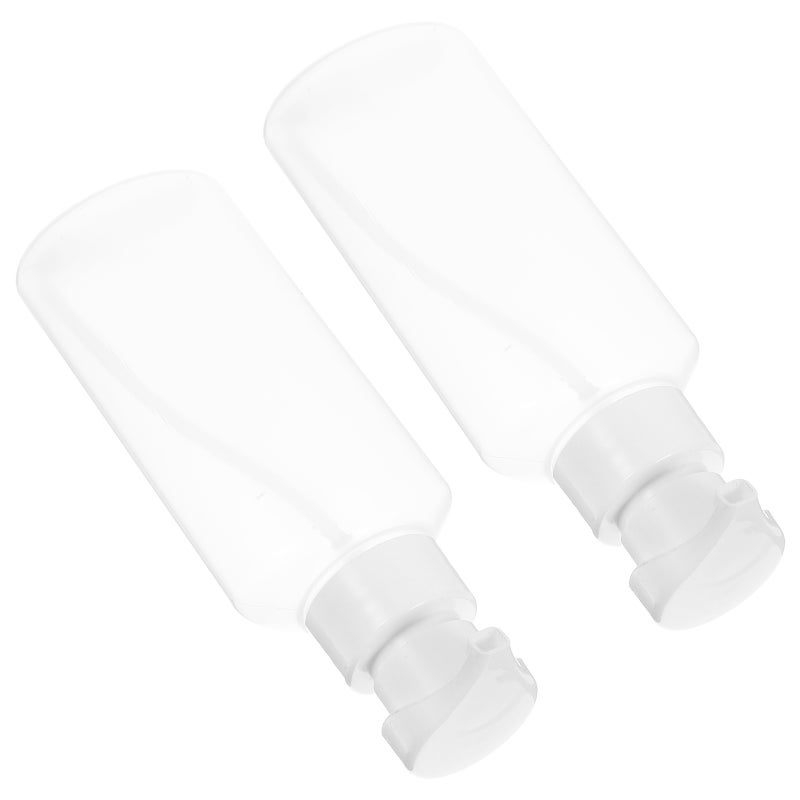 1 Set 2pcs Plastic Empty Foam Bottle Mousse Bubble Bottle Squeeze Bottle Portable Soap Dispenser Bottles (Transparent) - Image 5
