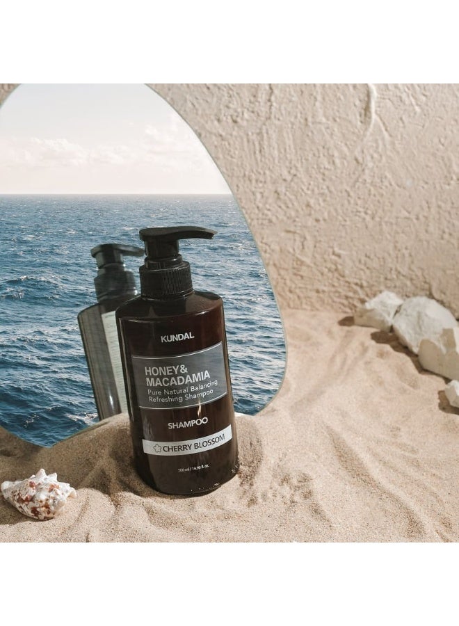 كاندال شامبو كوندال الطبيعي بالعسل والمكاديميا 500 مل - زهر الكرز - Image 3