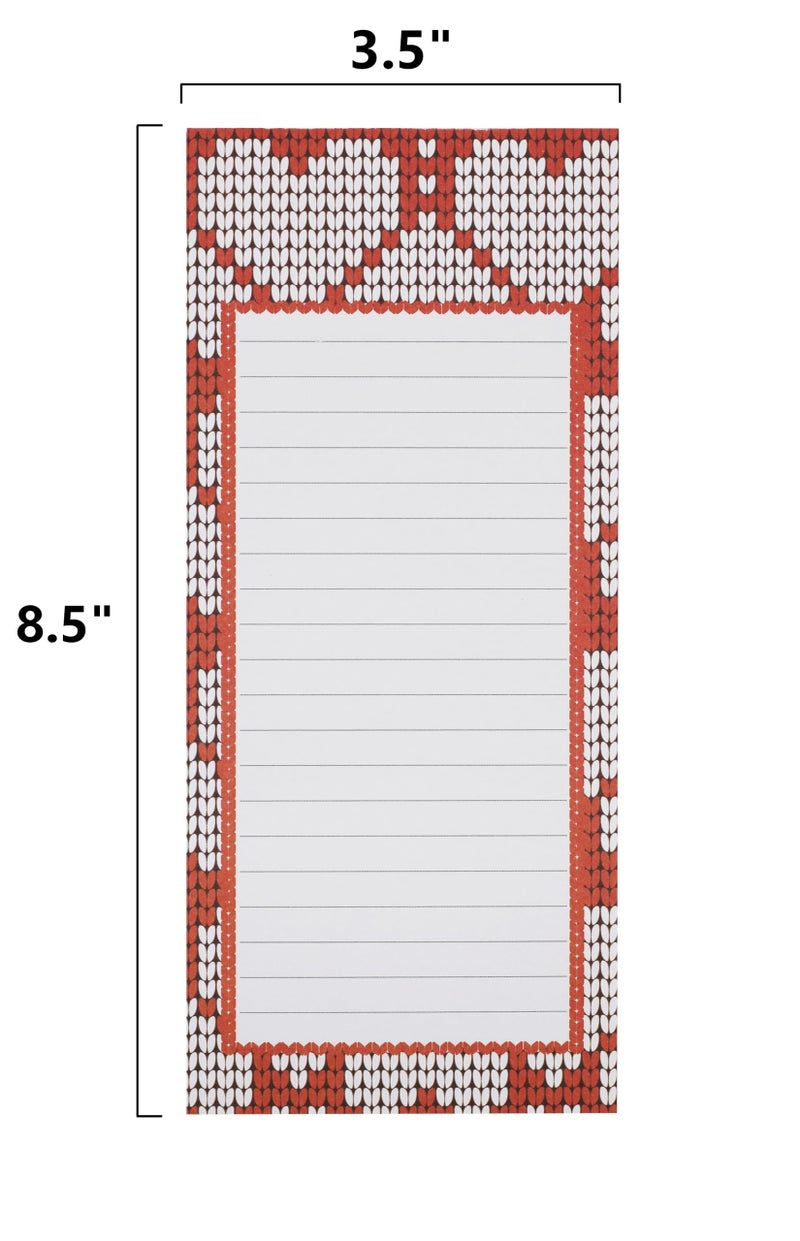 Creative Hobbies 12-Pack Monthly Magnetic Notepads - Vibrant Seasonal Designs for January to December - Image 3