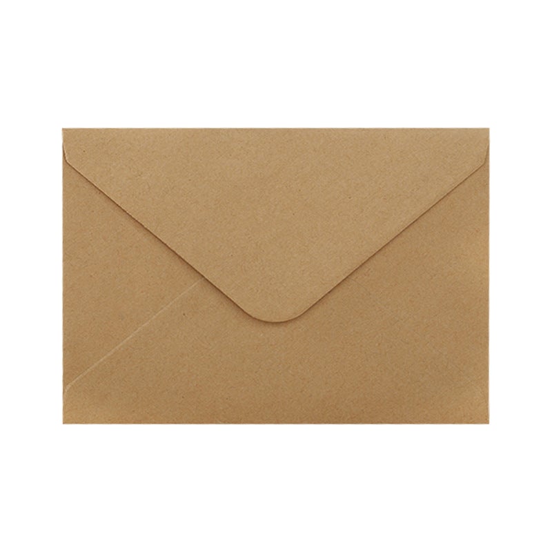 Solid Color European Color Double Adhesive Paper Western Envelope Kraft Paper Black Kali Seal - Image 1