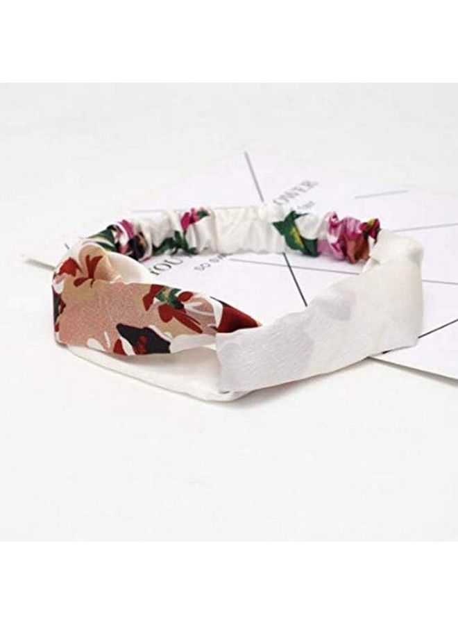 FAVELA Headbands For Women Criss Cross Turban Korean Knotted Boho Stretchy Headwrap/Scarf/Headwrap/Bandana For Girls Vintage Fashion Leisure Hair Accessories (Set Of 5) - Image 5