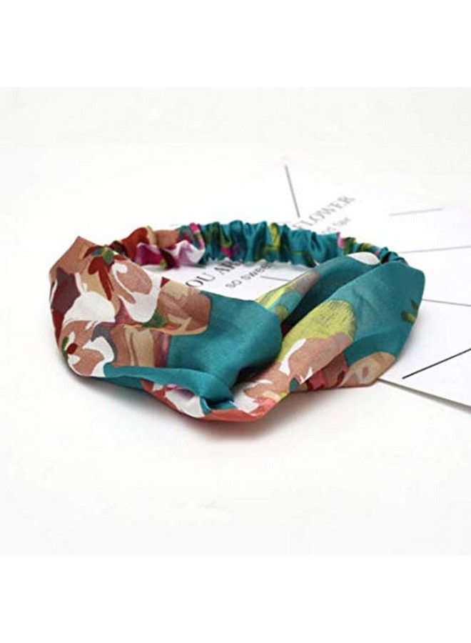 FAVELA Headbands For Women Criss Cross Turban Korean Knotted Boho Stretchy Headwrap/Scarf/Headwrap/Bandana For Girls Vintage Fashion Leisure Hair Accessories (Set Of 5) - Image 3