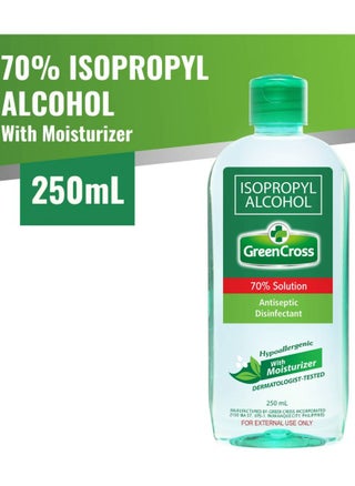 Isoprophyl 70% Solution With Moisturizer - Antiseptic Disinfectant - Hypoallergenic - 250 ML - pzsku/Z078AD8DC1C0CE99341F7Z/45/_/1710771418/4b7a06fb-24f8-4ab3-9e94-aaa7780cddd3