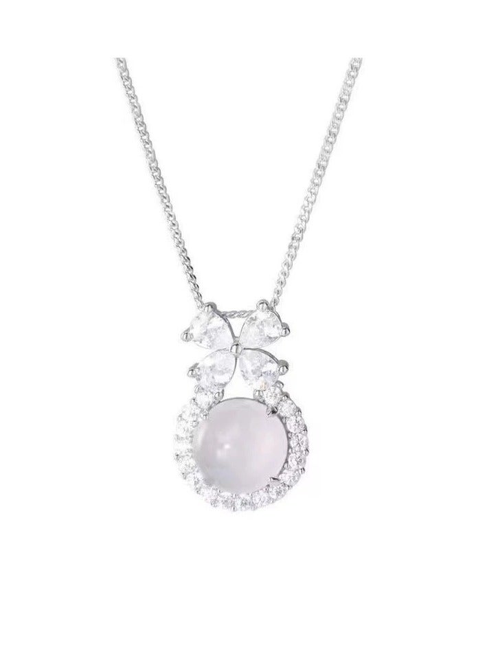 Goolsky Crystal Bow Pendant Necklace – Dainty Ribbon Necklace for Women & Girls, Elegant Gift Jewelry for Birthday & Anniversary, Non-Fading - Image 3