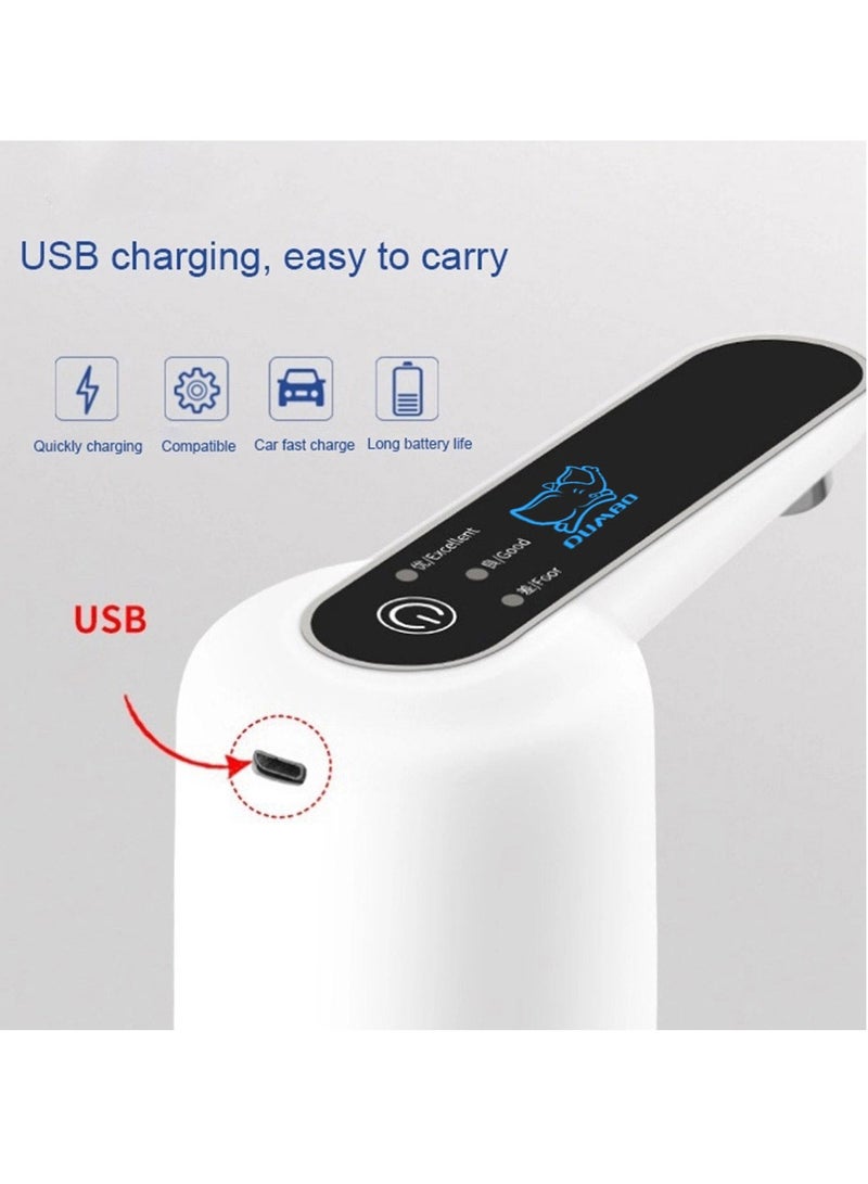 DUMBO Rechargeable Smart Water Pump Dispenser with 3-color TDS Water Quality Test - Image 5