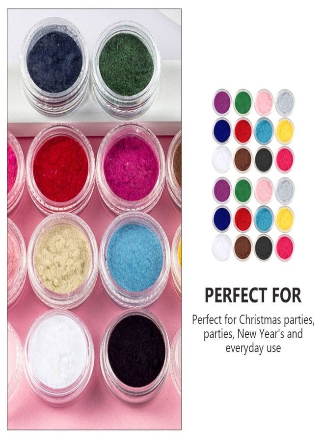 HEALLILY 2 مجموعات زينة فلوكية مسحوق صبغة الأظافر أدوات تجميل الأظافر فلوكية لوازم الصبغة - Image 5