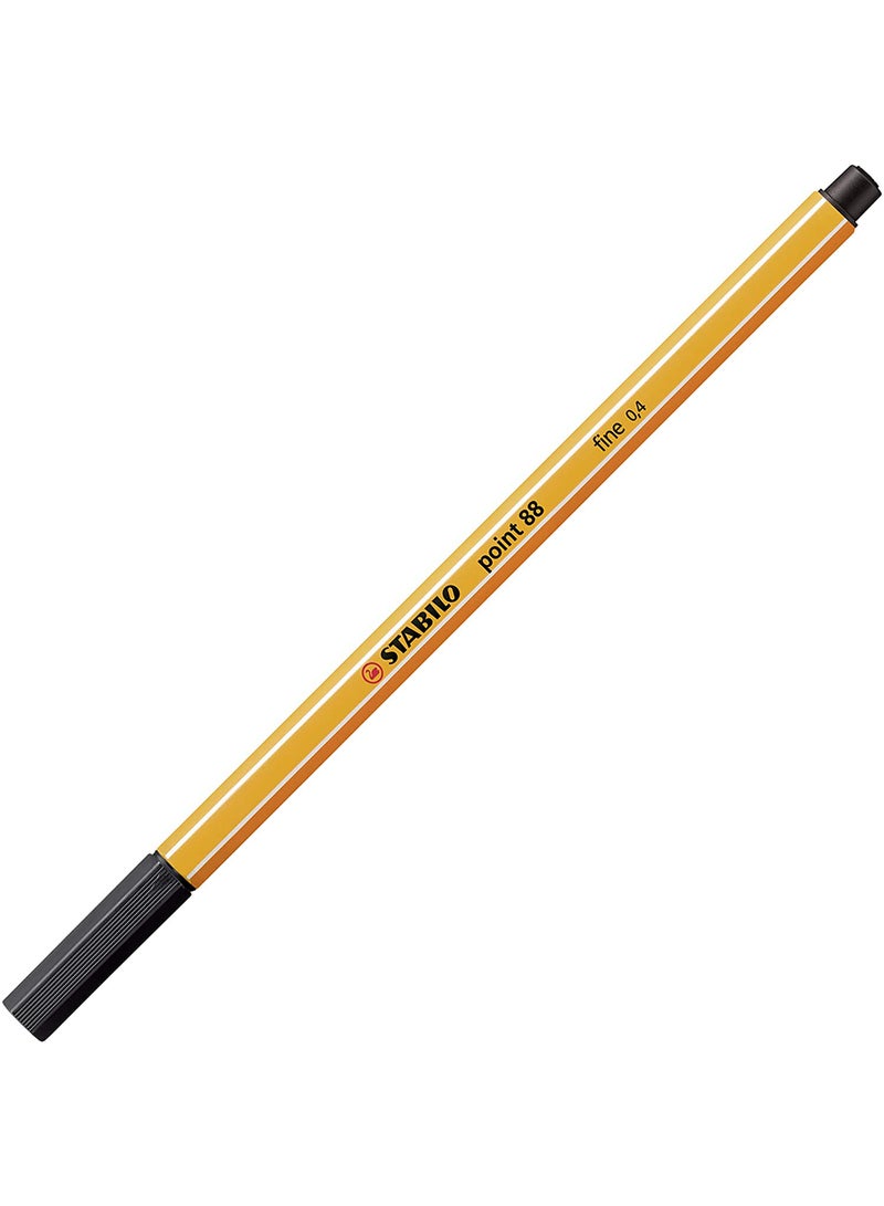 STABILO Fineliner Pen -Point 88 Wallet of 30 Assorted Colours Incl 5 Neon Colours , Anti-Dry Out  - Image 2