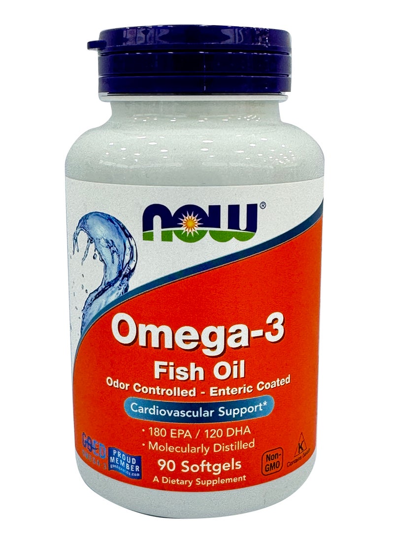 now Omega 3 1000Mg Enteric Coat 90'S/Gels