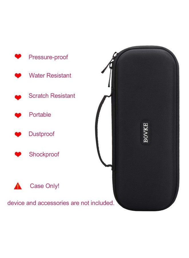 bovke Stethoscope Case For 3M Littmann Classic Iii Monitoring Lightweight Ii S.E Cardiology Iv Diagnostic Stethoscopes Extra Room Fits Pen Light Scissors Pulse Oximeter Nurse Accessories Black  - Image 4