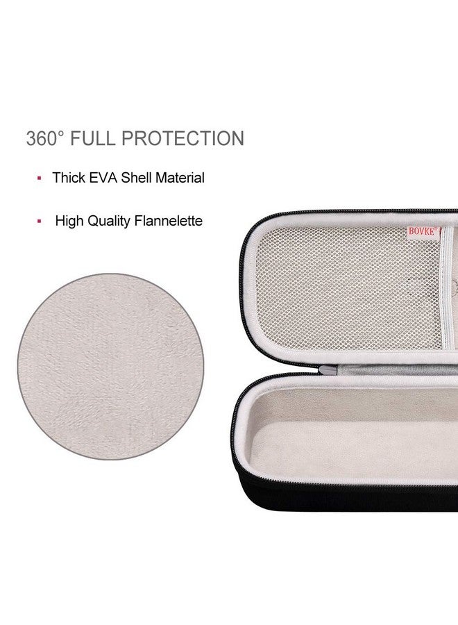 bovke Stethoscope Case For 3M Littmann Classic Iii Monitoring Lightweight Ii S.E Cardiology Iv Diagnostic Stethoscopes Extra Room Fits Pen Light Scissors Pulse Oximeter Nurse Accessories Black  - Image 3