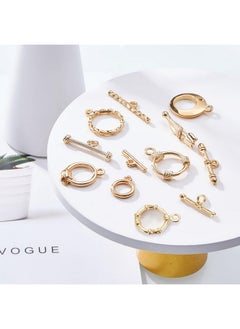 12 Sets 18K Gold Plated Toggle Clasp For Necklace Bracelet Jewelry Making 6 Mixed Style - pzsku/Z078B43CBBACEBC26E120Z/45/_/1720072684/bc3a6c20-697b-4513-8fae-0aa2fd267207