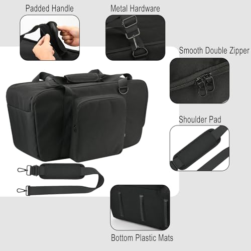 TXEsign Travel Case Storage Bag for JBL PartyBox Club 120 and PartyBox 110 Party Speaker, Portable Speaker Tote Bag Carry Case Protective Hand Bag with Shoulder Strap and Accessories Pocket - Image 3