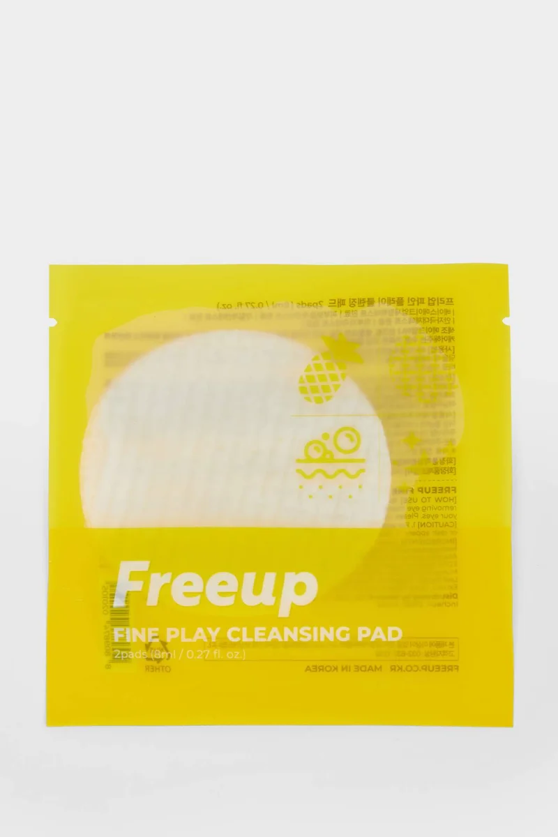 ديفاكتو Free Up Fine Play Cleansing Pad 10 Pcs Kit 8ml – Sensitive Cleansing &amp; Purifying Single Cotton Pads