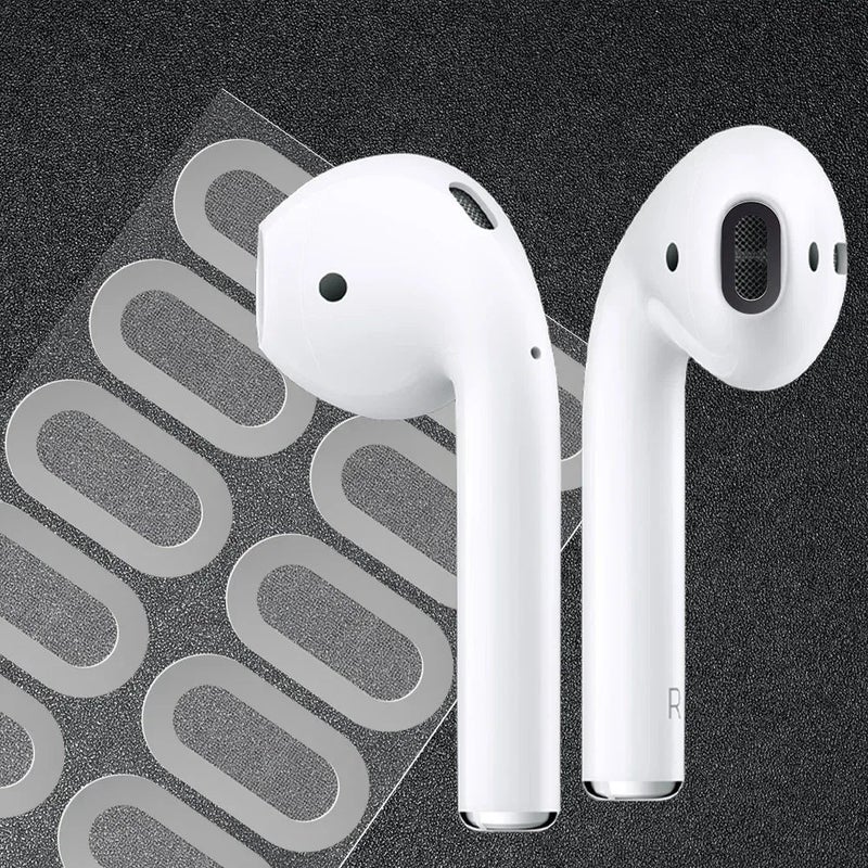 1-12pcs Dust Filter Net for Airpods 1/2 Replaceable Adhesive Earpiece Port Dustproof Steel Soft Mesh Net for Apple Earphone 5 6 - Image 4