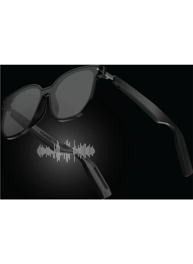 Porodo Lifestyle Optix Smart Audio Glasses with Bluetooth 5.3, Hands-Free Calls & Hi-Fi Sound - Image 2
