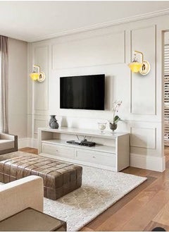 Vmax Modern Creative Gold Wall Hanging Lamp For Living Room Bedroom Balcony 3 Colour  - Image 5