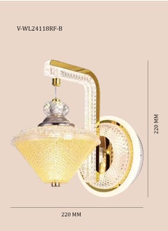 Vmax Modern Creative Gold Wall Hanging Lamp For Living Room Bedroom Balcony 3 Colour  - Image 2