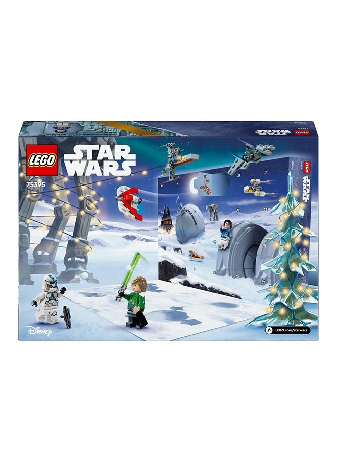 LEGO Star Wars Advent Calendar 2024 for Kids, Features 18 Collectible Mini Build Toys and 6 Character Minifigures, Christmas Holiday Gift Idea for 6 Plus Year Old Boys, Girls and Fans 75395  - Image 4