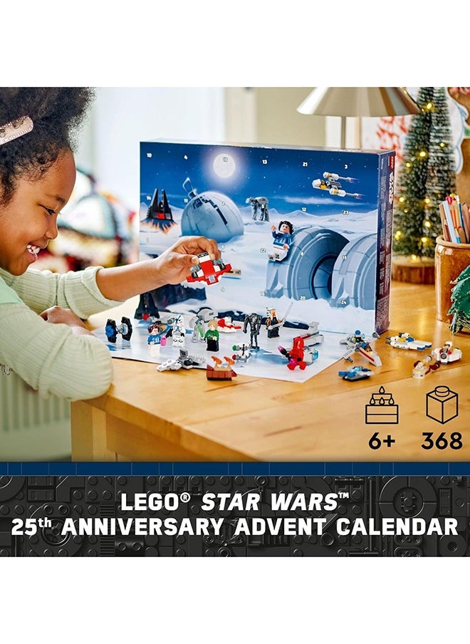 LEGO Star Wars Advent Calendar 2024 for Kids, Features 18 Collectible Mini Build Toys and 6 Character Minifigures, Christmas Holiday Gift Idea for 6 Plus Year Old Boys, Girls and Fans 75395  - Image 5