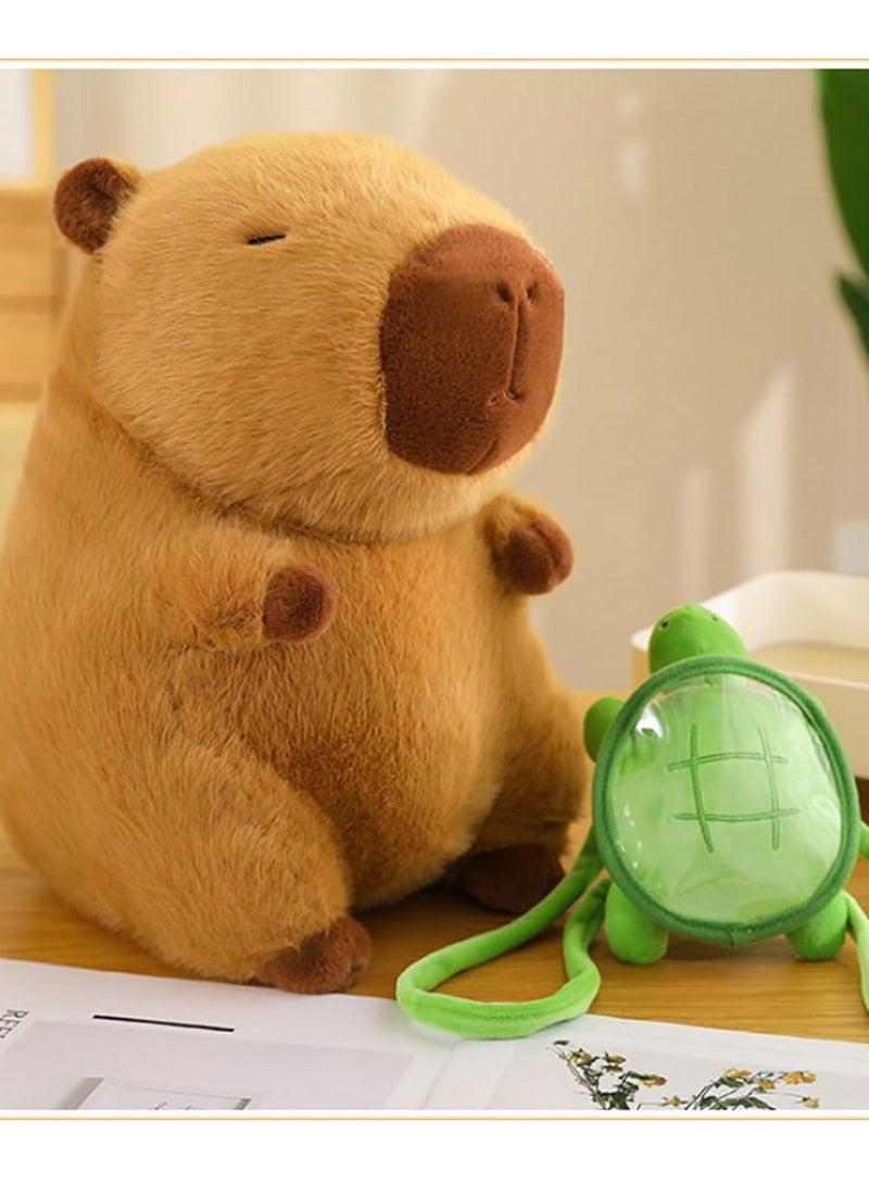 كاست ويف Capybara Plush Toy, Cute Capybara Stuffed Animals Capybara Stuffed Toy, Super Soft Capybara Plush Pillow Brown Capybara Plush Doll for Birthday Holiday  Gifts for Kids Girls Boys Adults (9.8 Inch) - Image 2