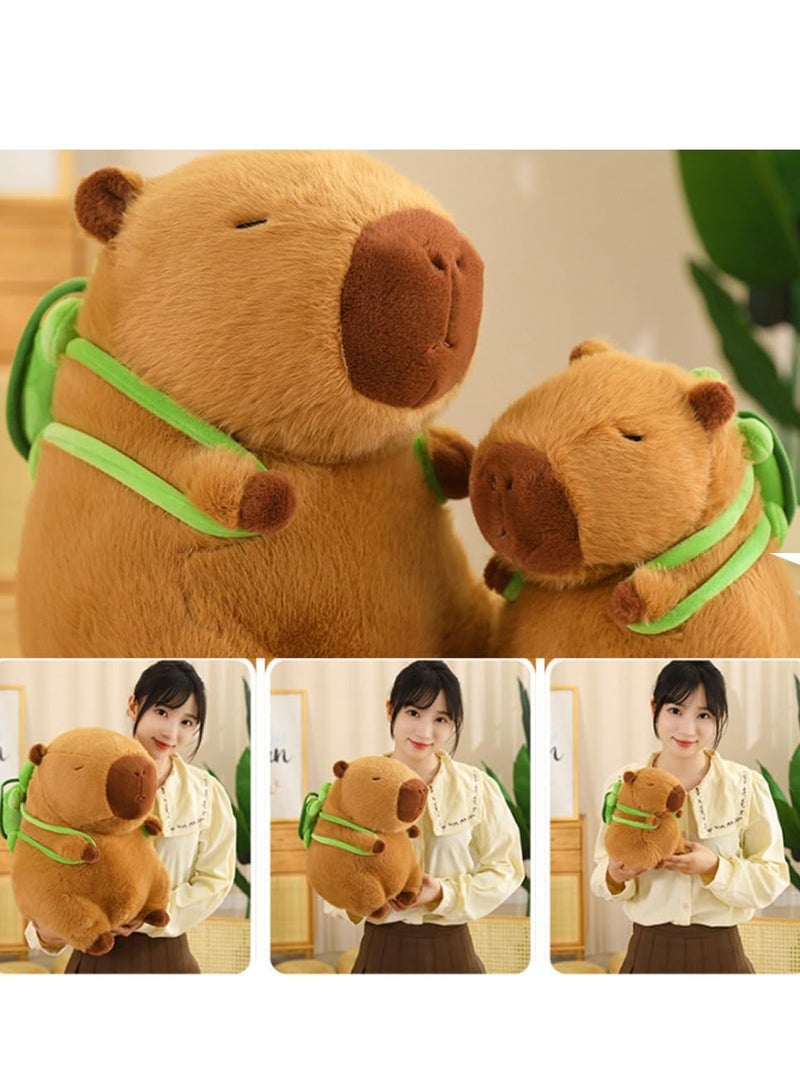 كاست ويف Capybara Plush Toy, Cute Capybara Stuffed Animals Capybara Stuffed Toy, Super Soft Capybara Plush Pillow Brown Capybara Plush Doll for Birthday Holiday  Gifts for Kids Girls Boys Adults (9.8 Inch) - Image 3