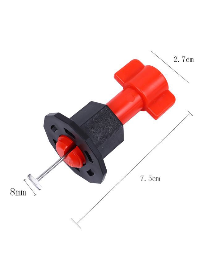 NIBEMINENT 51-Piece Tile Spacers And Leveler Set Red/Black - Image 5