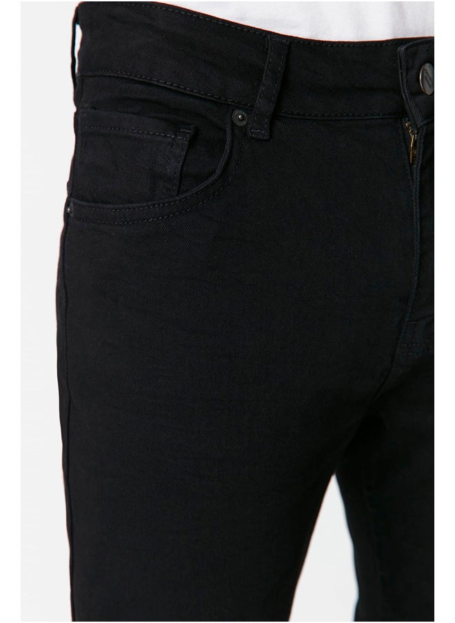trendyol Black Slim Fit Jeans TMNAW23JE00028  - Image 4