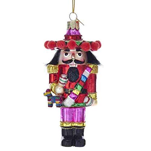Kurt Adler Kurt Adler 5" NOBLE GEMS MEXICAN NUTCRACKER ORNAMENT  - Image 1