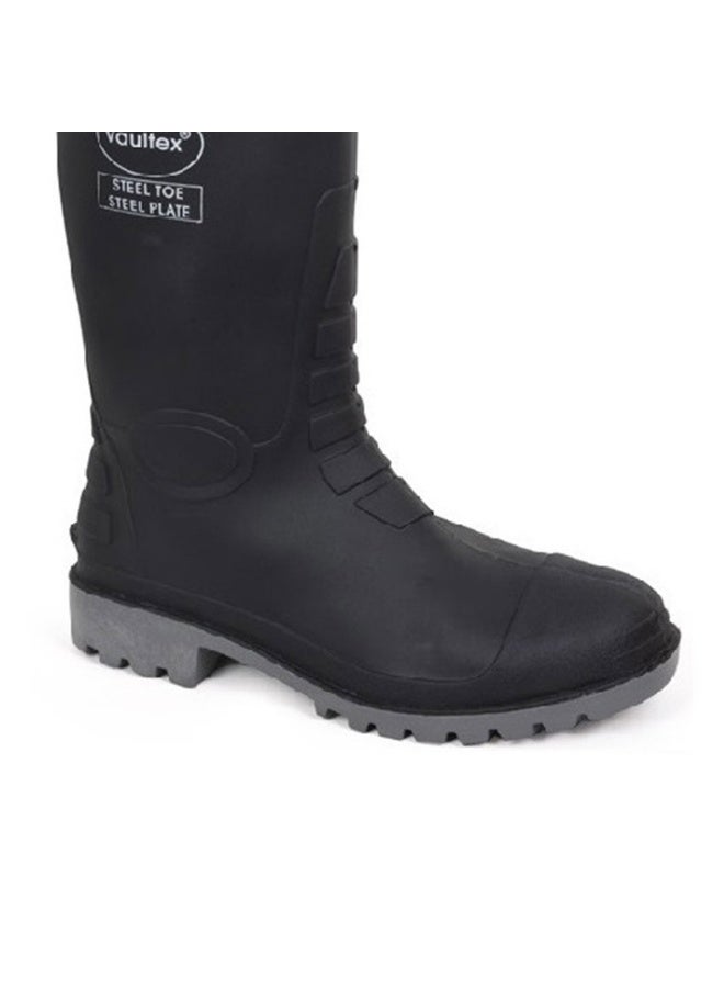 Vaultex RBS12 PVC Steel Toe Safety Gumboots - Black, 39 - Image 2