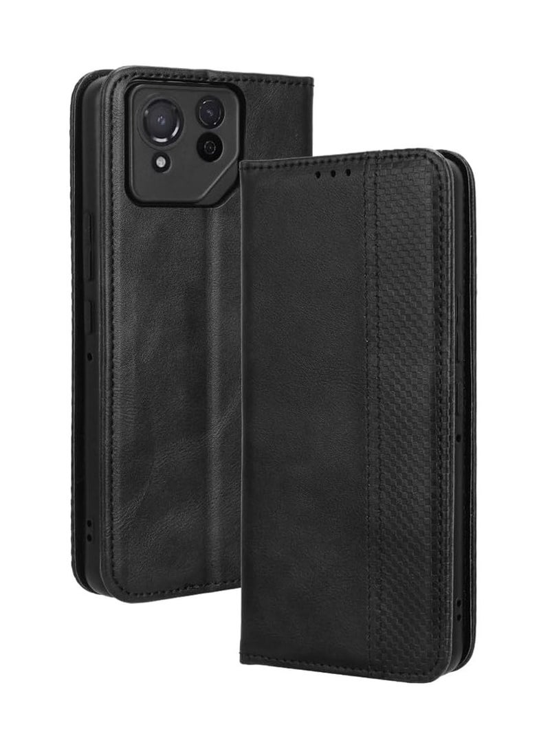 General Asus ROG Phone 8 Pro Wallet Case Leather Cover with Card Holder and Stand - Magnetic Phone Case for Asus ROG Phone 8 Pro  - Image 1