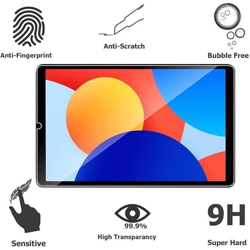 SPCORE Tempered Glass Full Screen Protector For Xiaomi Redmi Pad SE 4G 2024 (8.7 Inch) [Scratch Resistant] [Easy Installation] [Bubble Free] [1-Pack] - Image 2