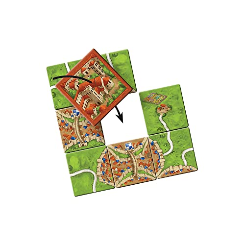 Asmodee Carcassonne Abbey & Mayor Board Game Expansion - Unleash New Strategies and Characters! Medieval Strategy Game for Kids and Adults, Ages 7+, 2-6 Players, 45 Minute Playtime, Made by Z-Man Games - Image 2