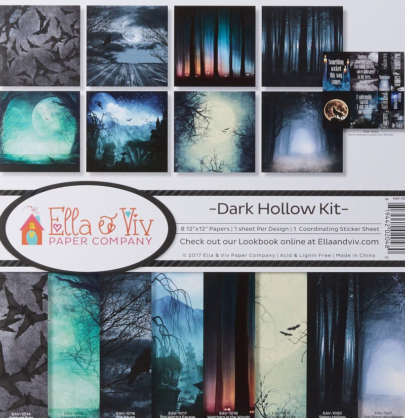 Ella  Viv by Reminisce EAV1023 Dark Hallow Scrapbook Collection Kit