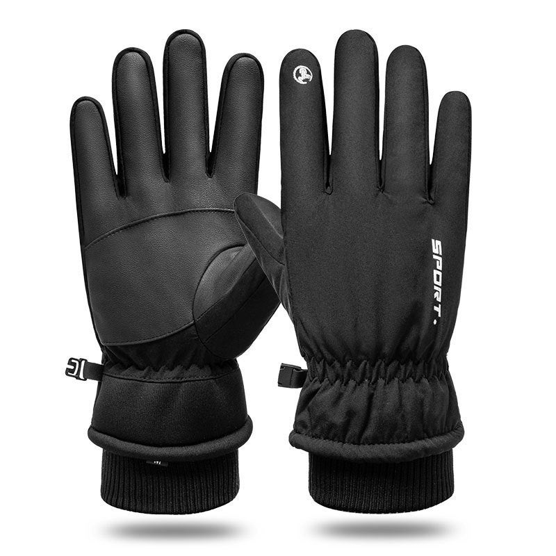 3M Xinxueli Warm Gloves Men'S And Women'S Winter Outdoor Cycling Ski Gloves Windproof Touch Screen Thickened Riding Gloves - Image 1