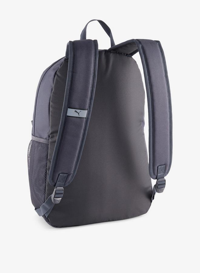 PUMA Logo Print School Backpack With Zip Closure And Adjustable Straps - Image 2
