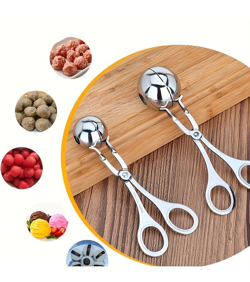 2 Pcs Meatball Maker Large And Small Size Kitchen Gadgets For Easy Meatball Making - Image 4