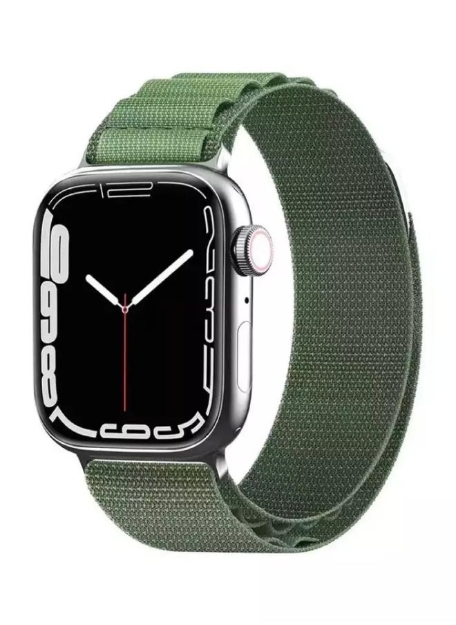 NIBEMINENT - Replacement Apple Watch Ultra Alpine Loop Band Strap Compatible with Compatible with 42mm(Series 10)/41mm/40mm/38mm for All Series Green - Image 1