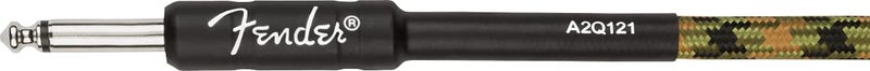 FENDER كابل أدوات فندر الاحترافي بطول 18.6 قدم بزاوية مستقيمة تمويه الغابة - عبوة واحدة - Image 4