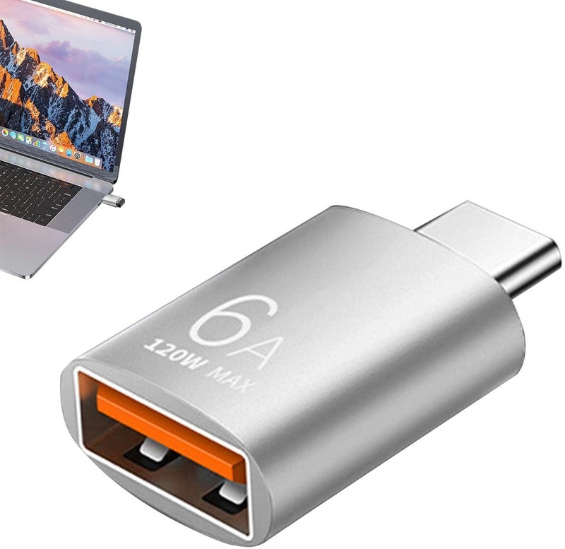 ويندفورج كرافت محول من ذكر إلى أنثى USB، قابس ومحول USB 3.0 إلى النوع C محمول متوافق مع الكمبيوتر وشاحن السيارة والهواتف المحمولة - Image 1