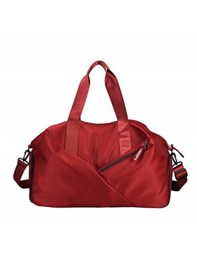 Gym Bag for Men & Women with Shoe Wet Compartment and Wet Pocket, Waterproof Sports Bags for Men, Weekender Overnight Bag, Sport Gym Tote Bags Swimming Yoga