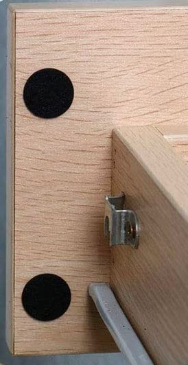 888 Corp 48 Pieces White Felt Self Adhesive Bumpers - Image 5