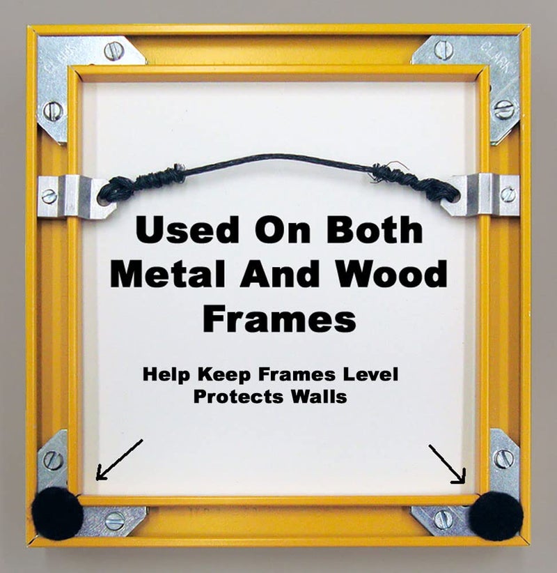 888 Corp 48 Pieces White Felt Self Adhesive Bumpers - Image 2