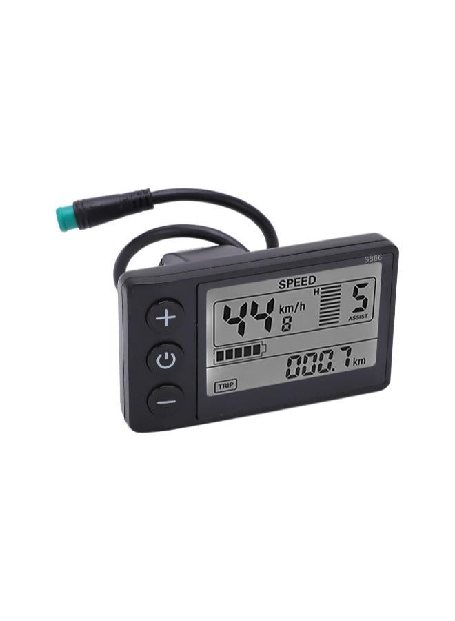 Generic Bicycle Speedometer, IP65 Waterproof Backlight LCD Bike Speed Display Meter Bicycle Computer for 22.2mm/0.9in Handlebars  - Image 5