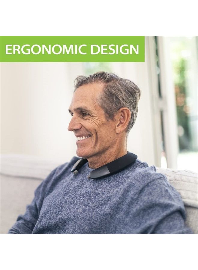 Avantree Torus Wearable Wireless Neck Speaker, Bluetooth 5.0, aptX HD, Low Latency, Personal Neckband Speakers with Retractable Earbuds, Superb Audio Quality, 3D Surround Stereo for Music TV (NB05) - Image 3