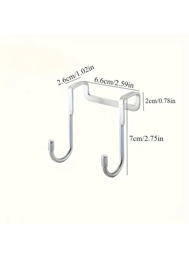 3 قطع من خطافات الباب S القوية بدون حفر للتخزين المعلق في المطبخ وخزانة الملابس - Image 4