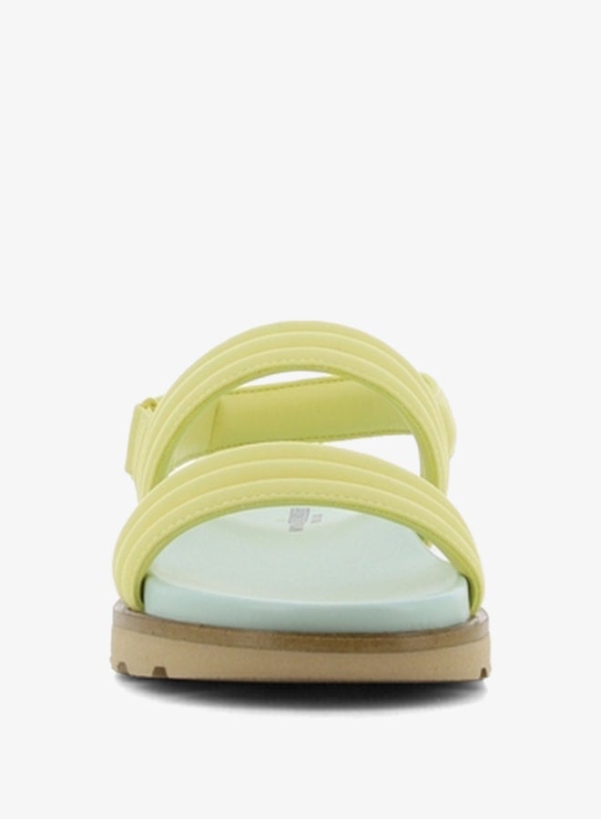 SJ Women's Quilted Strap Sandals with Hook and Loop Closure - Image 5
