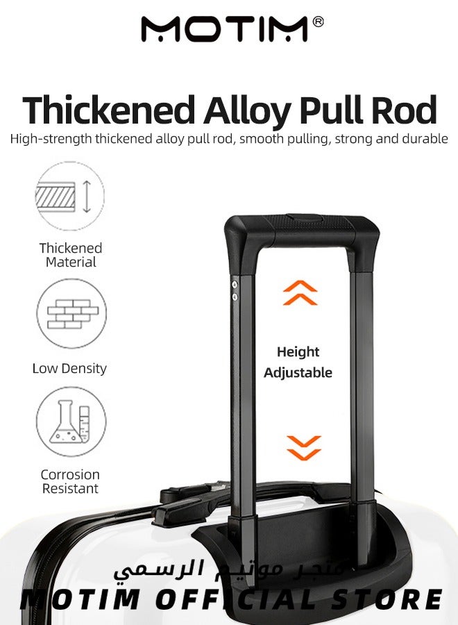 Motim Travel Luggage Carry-On Luggage Kid's Luggage 18 inch Small Luggage with Spinning Wheels Cartoon Suitcase - Image 3